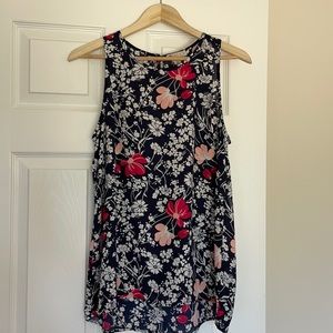 Lila Rose Navy and Floral Top